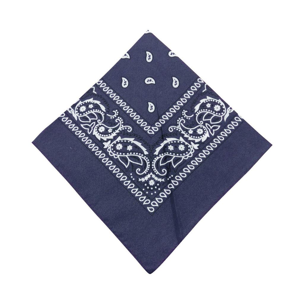 Cotton New Tie-Dyed Headscarf Paisley Scroll Bandanna Tie-Dyed Square