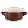 Garnek Emaliowany do Gotowania Tradycyjny na Gaz Indukcję 18 cm 1,6L