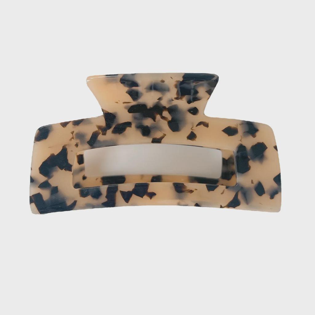 Retro French Leopard Print Hairpin for Bangs and Broken Hair