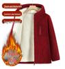 2025 Winter Stylish Versatile Hooded Lambswool Jacket – Warm, Loose-Fitting Cotton Coat