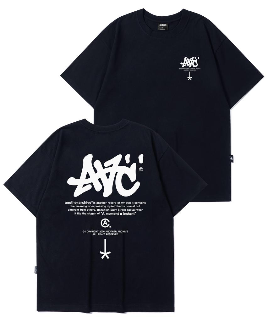 ANOTHER ARCHIVE Fb Aac Sign Logo Short Sleeve T-Shirt_White