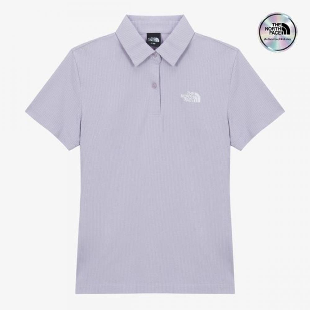 The North Face Women S Swing Short Sleeve Polo Lilac nt7pS31b LILAC/090