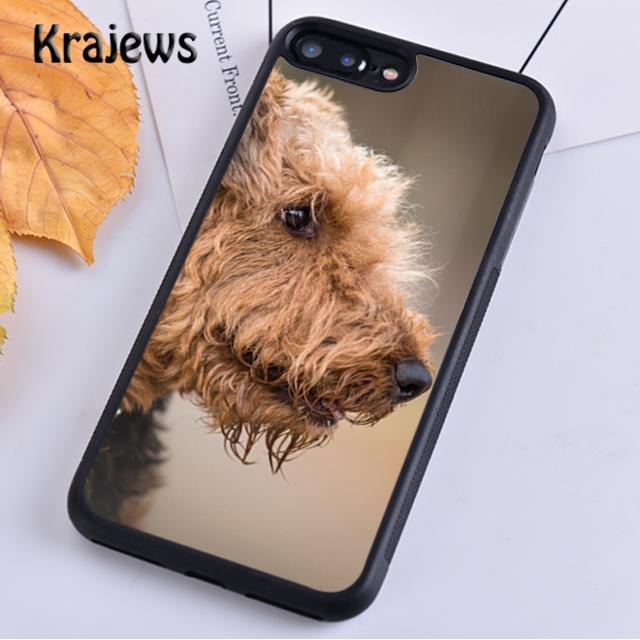 Krajews Airedale Terrier Dog Phone Case Cover For iPhone 17 Air 16 15 14 Plus 11 12 13 Pro Max Coque Shell Fundas