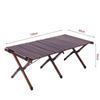 Walnut Solid Wood Portable Outdoor Folding Table