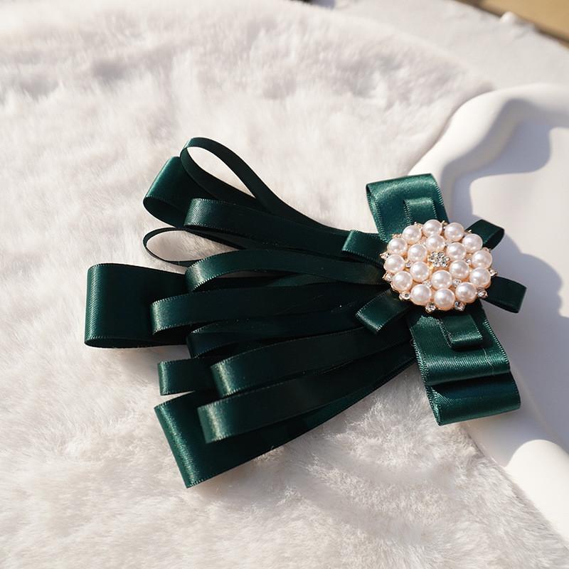 Edition Fabric Bowtie Brooch With Multicolor Options For Adult Women School Uniforms And Formal Attire