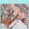 Exquisite Diamond Nail Art Wearable Nail Ins Advanced Pure Desire Style Nail Sticker Large Diamond Nail Sticker U5