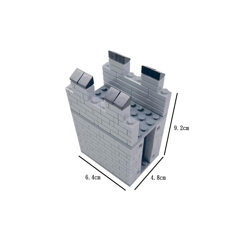 

MOC Городские стены Строительные блоки Игрушки для мальчиков Совместимые Технические блоки Оружие Монтессори Brinquedos Juguetes para Ninos Подарок