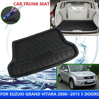Para Suzuki Grand Vitara Nomade JT Escudo 2006~2015 2007 2009 2010 5 Puertas Protector de Maletero Trasero de Coche Alfombrilla Impermeable Accesorio
