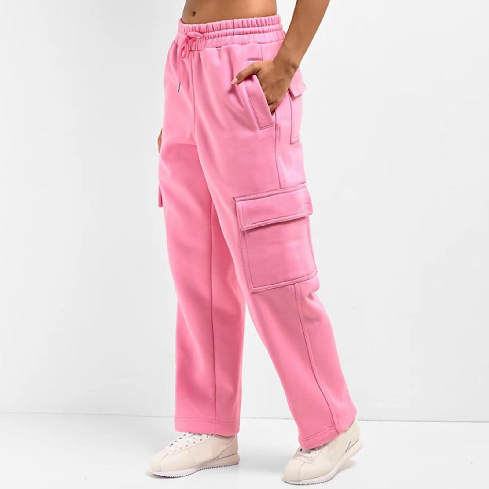 

Женские брюки с высокой посадкой и широкими штанинами, повседневные брюки на кулиске, джоггеры с карманами S