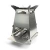 Stainless Steel Portable Folding Firewood Stove Camping Barbecue Stove
