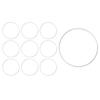 10Pcs Dream Catcher Craft Rings Heavy Duty Iron Dream Catcher Hoops for Dream Catcher Making Creative Crafting Project