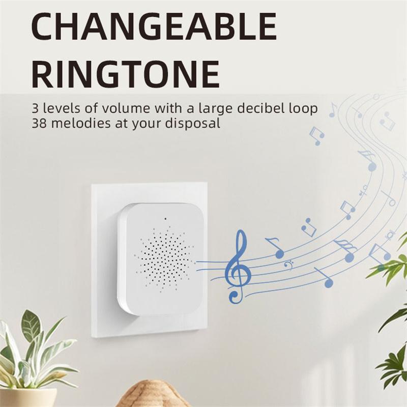 Nuovo Campanello per Porta di Casa Campanello Video Wireless ad Alta Definizione con Copertura Antipioggia Alimentata a Energia Solare Campanello Intelligente Interfono a Cambia Voce Telecamera di Sorveglianza