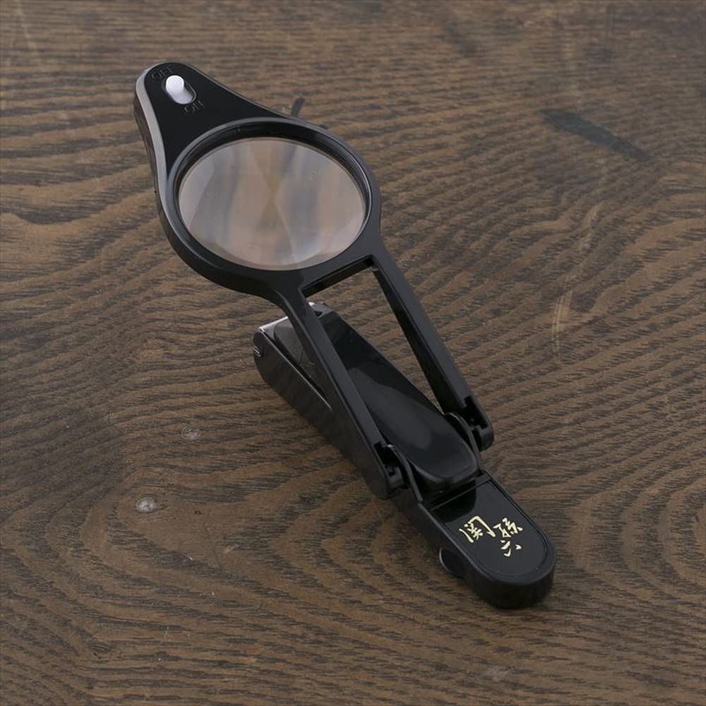 Seki Magoroku Nail Clippers LED Magnifier for Easy Kai Made In HC1837 [With Viewing] Corporation, Japan,