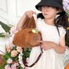 Adorable Capybara Plush Cartoon Handheld Purse Stylish Kids Crossbody Bag For 2024