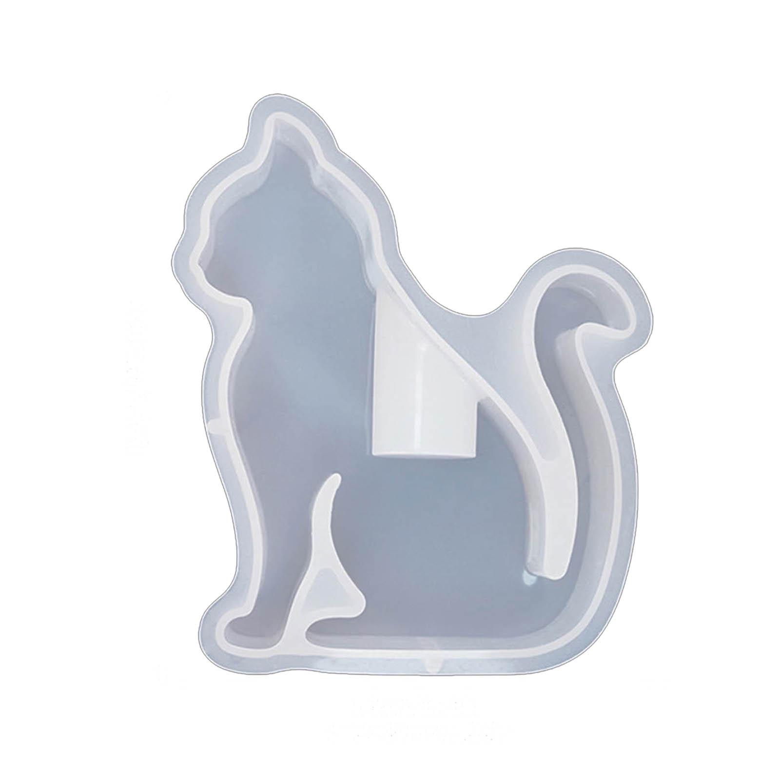 

Силиконовая форма для подсвечника, 3D смоляные формы для кошек, DIY подсвечник, смоляная форма, милые животные, силиконовая форма для подсвечника, декор 4