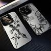 Cool tmavý gotický křížový znak Obal na telefon Pro iPhone 15 17 17Air 14 13 12 11 Pro Max Plus 7 8 16E Průhledný nárazuvzdorný tvrdý kryt