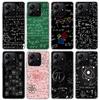 Physics Chemical Mathematics Phone Case For Xiaomi Redmi Note 15 14 14S 13 12S 12 Pro Plus 11S 11 10S 10 4G Cover 11E 11T 5G Pri