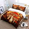 Mushroom Art Decor Set - Nature Multiple Sizes Kid'S And Adults' Bedroom Exquisite 3Pc Bedding Set, Gift