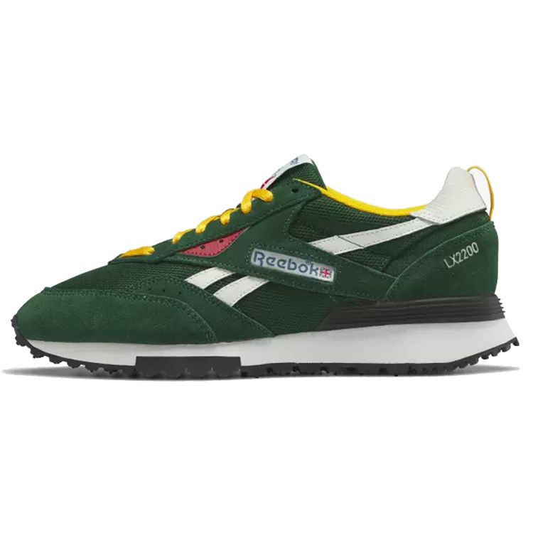 Reebok LX2200 Unisex Dark Green Yellow White GY9764 EU 36.5