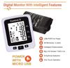 Control D Fully Automatic Oscillometric Digital Blood Pressure Checking Machine Upper Arm Portable Digital Blood Pressure Monitor BP Machine (White)