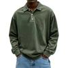 Men's Long Sleeve Polo Shirts Mens Breathable Tees Casual Golf Polo Shirt Lapel Collar Work T-Shirt Bottoming Pull On Tops