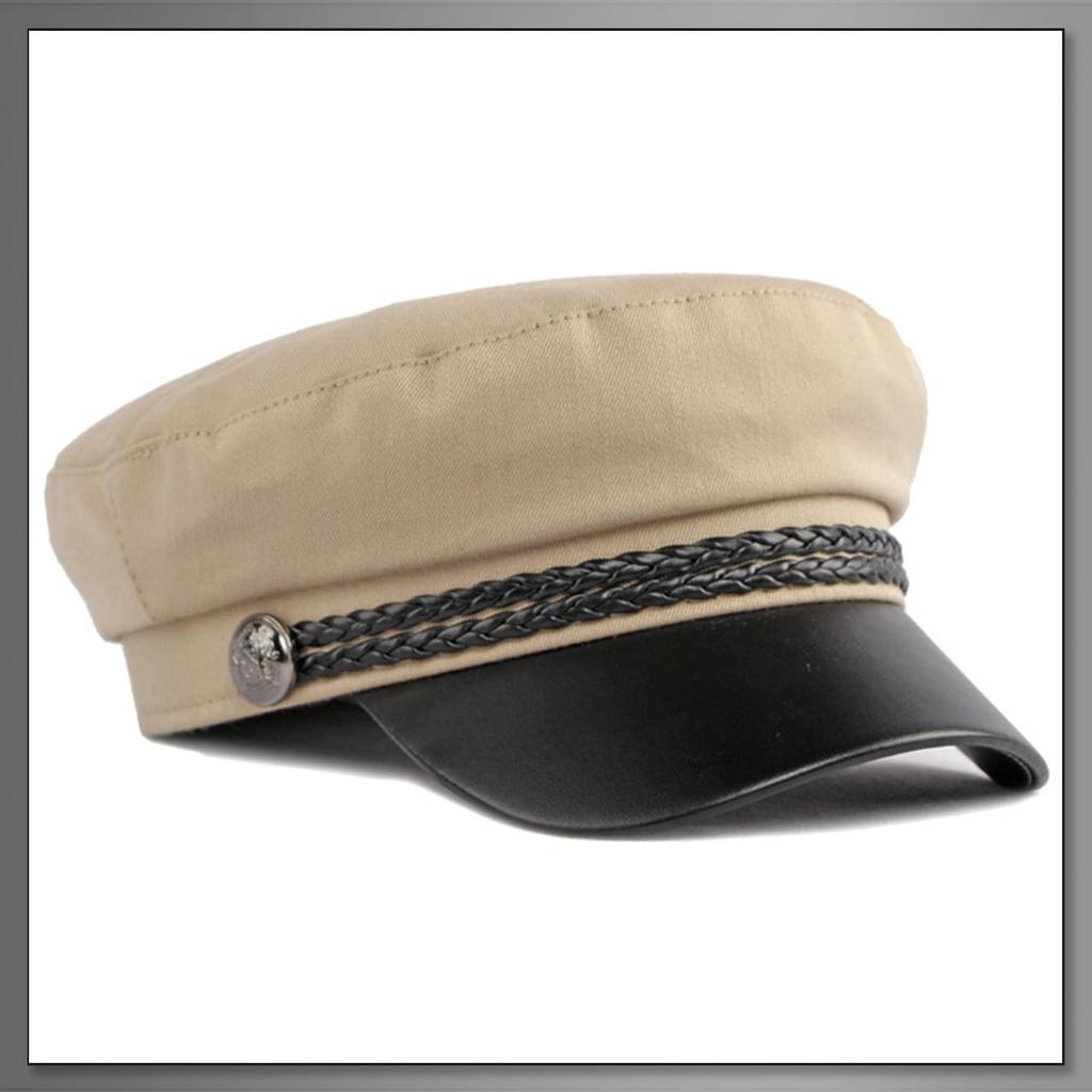 Buzz Selection Marine Cap Hat Polyester Comfortable Stylish CAP786 Black Women's