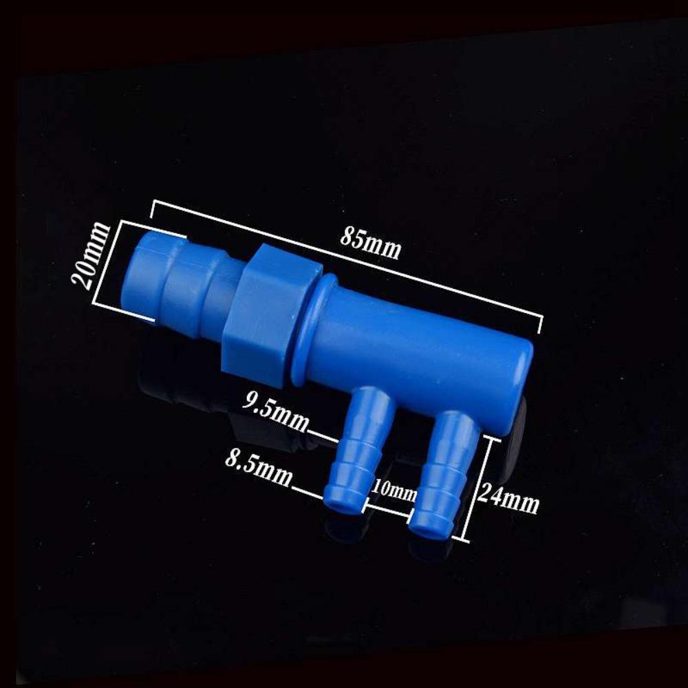 Plastic Aquarium Fish Tank Hose Connector Y Type Hose Splitter for Water Piping