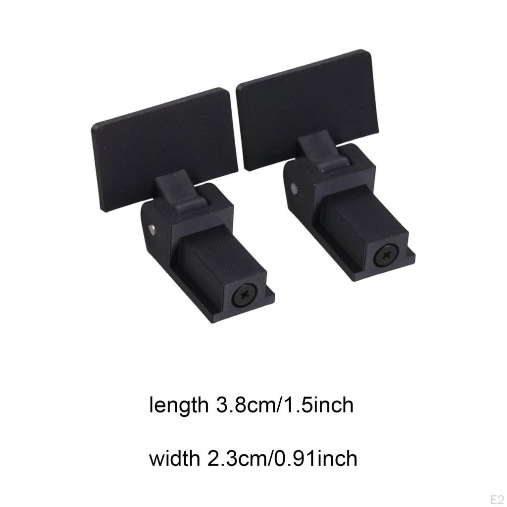 2 Stück Plattenspieler Staubschutz Scharnier Kompatible Ersatzteile Beschläge Geschenke Schwarze Vinyl-Schallplatten-Spieler