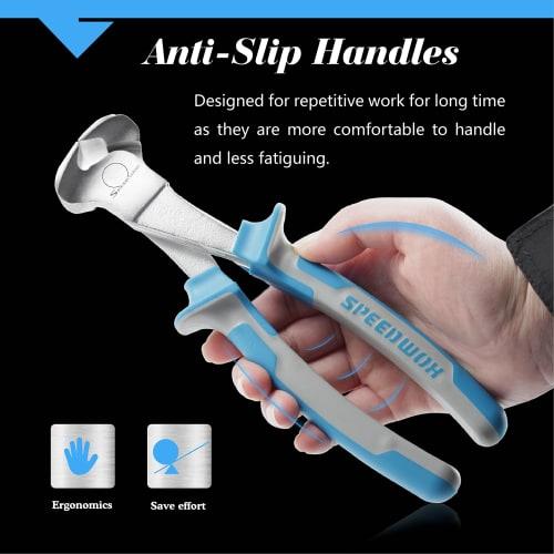 SPEEDWOX End Nippers, 205mm Long, Professional Hobby Beading Tool, DIY Cutting Tool, Professional Grade, Beginner-Friendly, for Home Repairs, Accessor