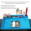 Silikon Lötpad Schreibtischplattformmatte für Lötstation Lötkolben Telefon PC Reparatur Magnetisch Hitzebeständig