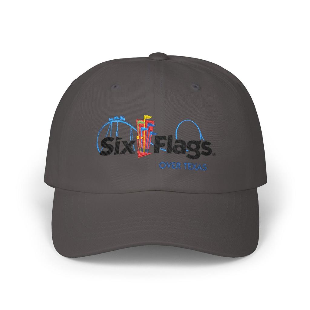Retro Six Flags Over Texas Throwback Dad Cap