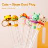 Cute Straw Covers Cap Leak-proof Straw Cap 10mm Diameter Drinking Straw Cover Dust-Proof Straw Lid for 30oz 40oz Tumblers And Outdoor