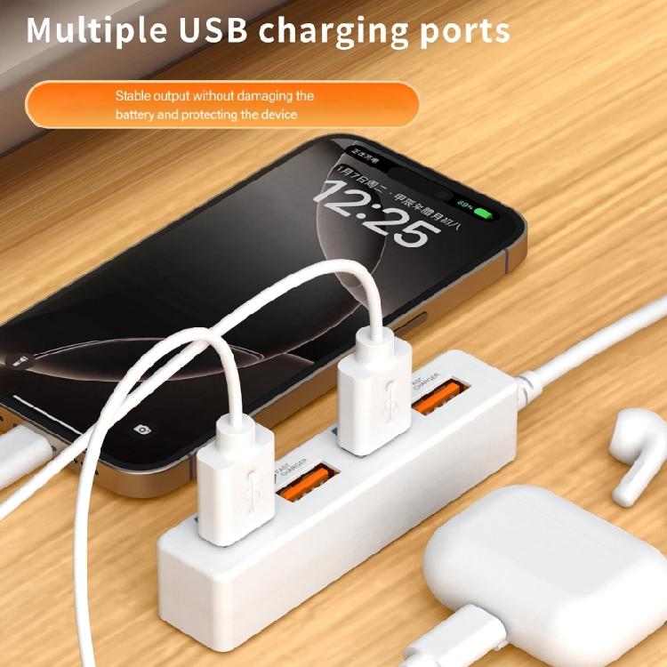 4 in 1 USB2.0 Splitter Cable for Charging USB Male to 4 USB2.0 Female Extender Cable Data Charging Split Adapter