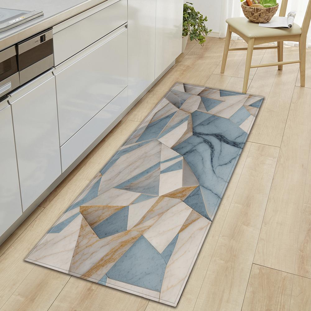 Kitchen Mat Bedroom Non-slip Floor Mat Entrance Door Mat Corridor Living Room Floor Bathroom Door Carpet