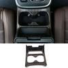 Peach Wood Front Water Cup Holder Frame Cover Trim For Honda CR-V CRV 2023 2024
