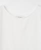 MILLO WOMEN Soft Binding Boat Neck T-Shirt [Ivory]
