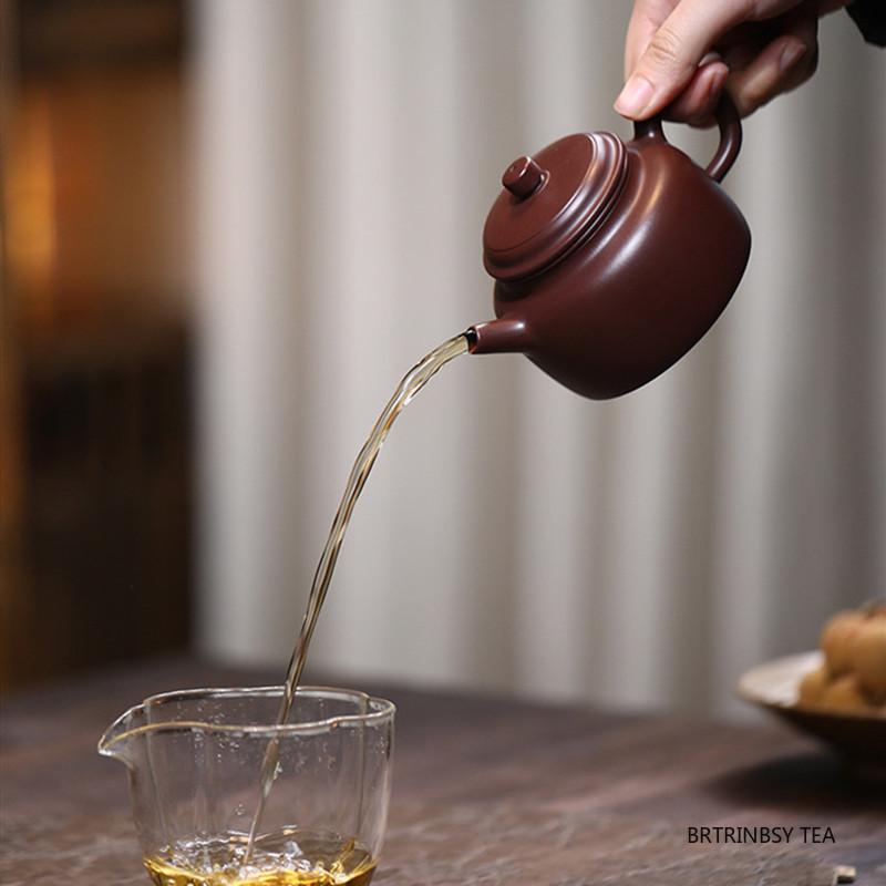 200ml Handmade Yixing Purple Clay Teapot Chinese Tradition Tea Pot Beauty Tea Infuser Kettle Household Zisha Teaware Tea Set