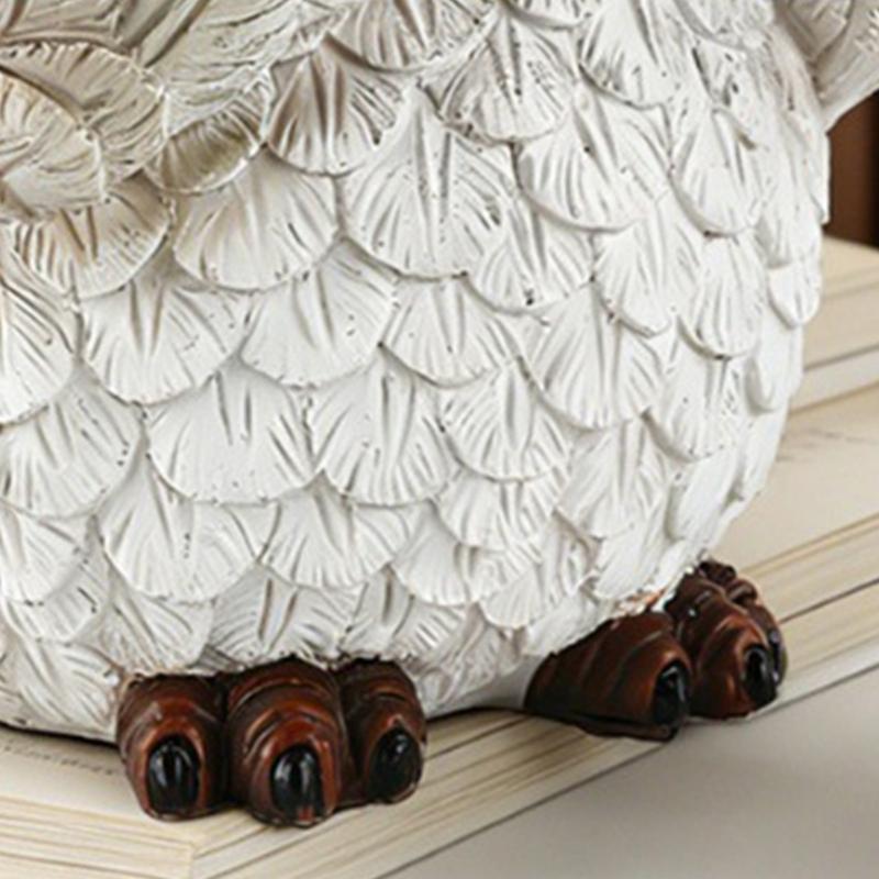 1Pc No See No Evils Hear No Evil Speak Owl Figurines Resin Owl Statues Home Decors Collectibles Animal Sculptures
