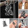 Vintage Retro Captain Mermaid Pendant Necklace Chain Unisex Men Women Fashion Gothic Amulet Talisman Jewelry Party Gift