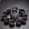 Antikes Yixing Lila Ton Teegeschirr Haushalts Teekanne und Tassenset Benutzerdefinierte Schönheitsfilter Teekanne Handgefertigte Zen Meister Tasse