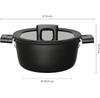 Кастрюля Fiskars Hard Face 3,5 л (1052227)