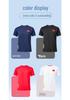 Unisex Quick-Dry Ice Silk Sports T-shirt for Training & Coaching - Summer Short Sleeve