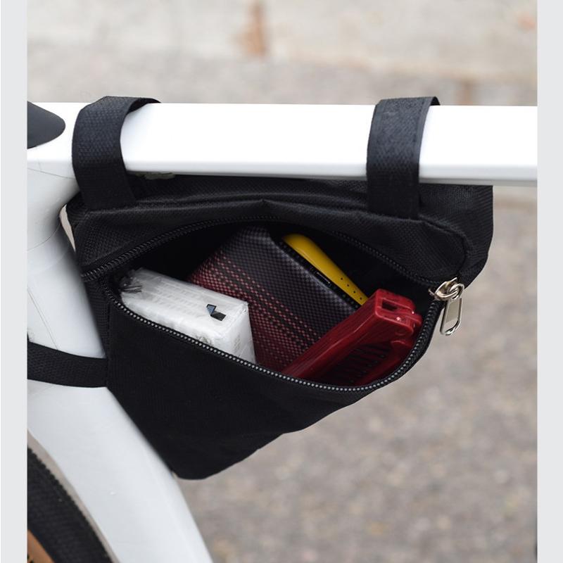 Bicycle Triangle Bag Waterproof Compact Design Bike Frame Storage Bag for Folding Bike Short Distance Cycling Ride