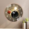Modern Light Luxury Wall Clock Non-punching Silent  Non-ticking Wall Clock for Wall Decoration Living Room Bedroom Kitchen