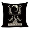 Dark Tarot, Gothic Style Double-Sided Printed Pillow Cover Short Plush Suitable Living Rooms Bedrooms Sofas Throw Cushion Cover