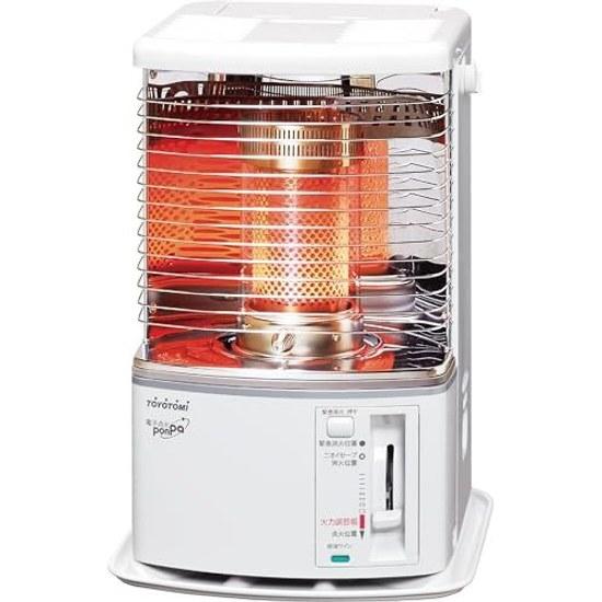 TOYOTOMI Oil Stove RS-H2924(W) White Made Japan Reflective Type Carrying Handle Easy Carry Suitable Wooden Rooms Up 8 Tatami Concrete 10 Compact