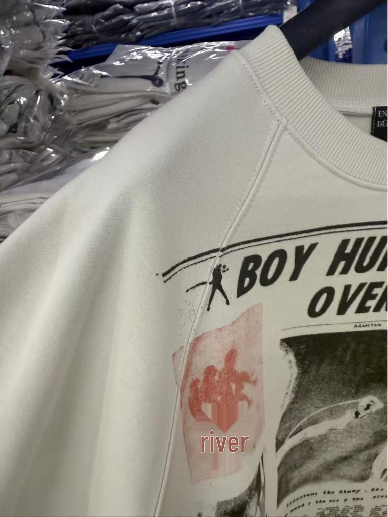 ERD Melancholy Vintage Washed Heavyweight Sweatshirt - Second Gen Round Neck