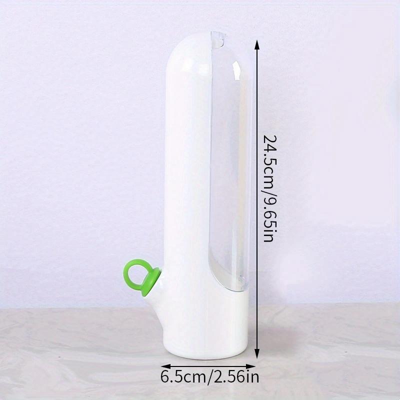 

2 pieces, transparent herb and vegetable storage box with white lid - durable plastic, manual preservation box for coriander, rosemary, asparagus, etc Pack of 2 белый