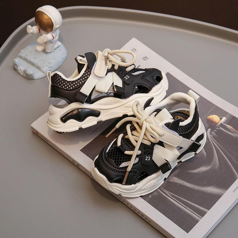 Girls shoes children's sports dad shoes 2025 boys sandals spring middle and older children baby casual soft sole breathable