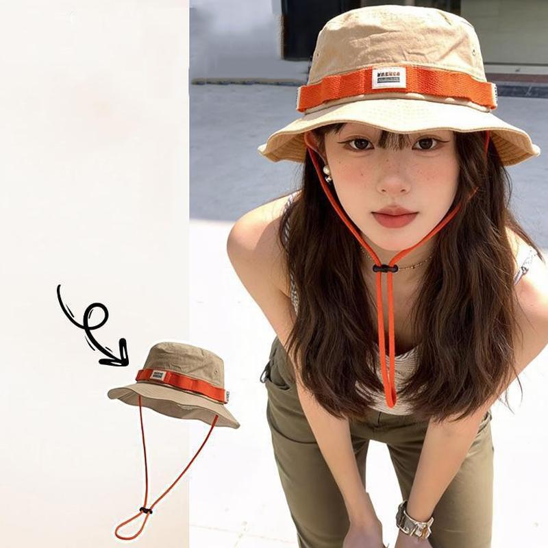 My Extreme Outdoor Activities Women's Blue Summer Sunscreen Bucket Hat For Men Japanese Wide Brim Sunshade Panama Cap Unisex Camping Hiking Outing Basin Hats 56-58Cm